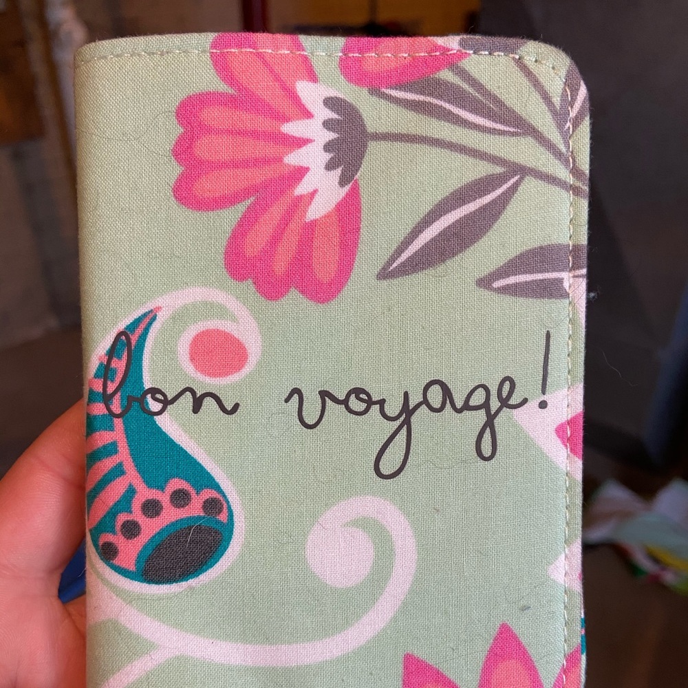 Vera Bradley passport cover